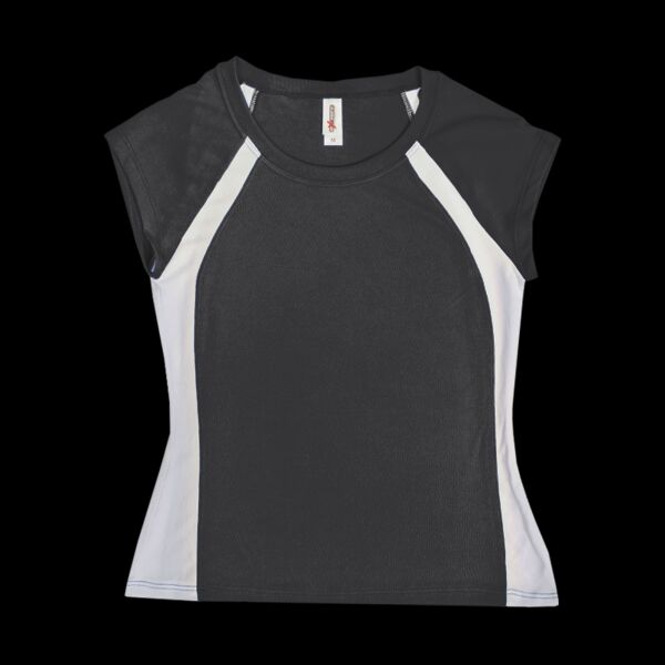 AJ216 Women's Raglan Colorblock Thumbnail