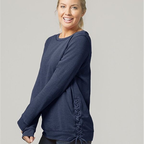 Women’s Enzyme-Washed Rally Crewneck Sweatshirt Thumbnail